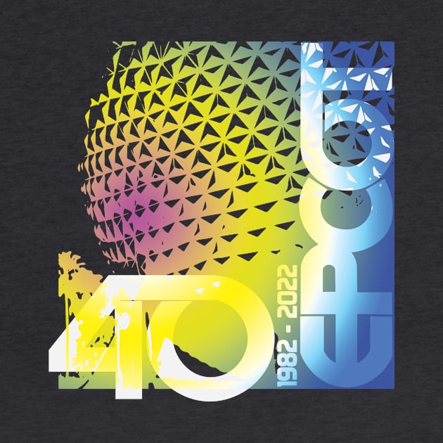 Epcot - Rainbow 40th by WearInTheWorld